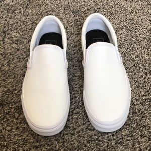 Vans slip on sneakers